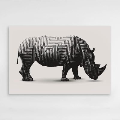 Rinoceronte Abstracto