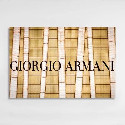 Cuadro Decorativo Giorgio Armani Dorado